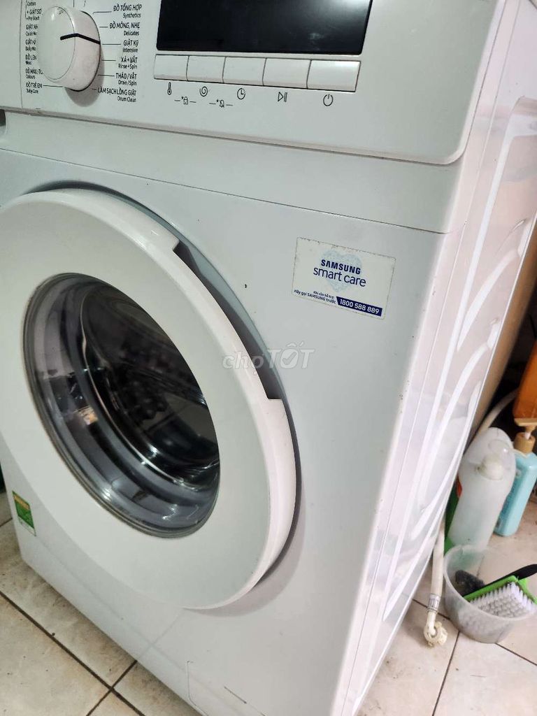 Máy giặt Samsung 8kg cửa ngang Mới. Mua bán Máy giặt tại Quận Long Biên Hà Nội được đăng bởi Thành  hình 1