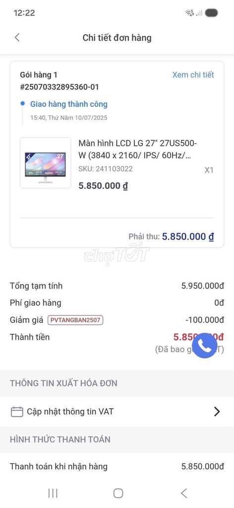 Màn hình LG 27US500-W 27 inch. Mua bán Phụ kiện (Màn hình, Chuột...) tại Huyện Long Điền Bà Rịa - Vũng Tàu được đăng bởi linh anh hình 1