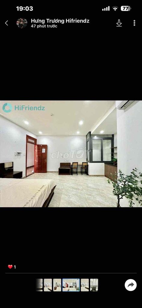 Cho Thuê Phòng Full Nội Thất Giá 4,700k đến 5 triệu