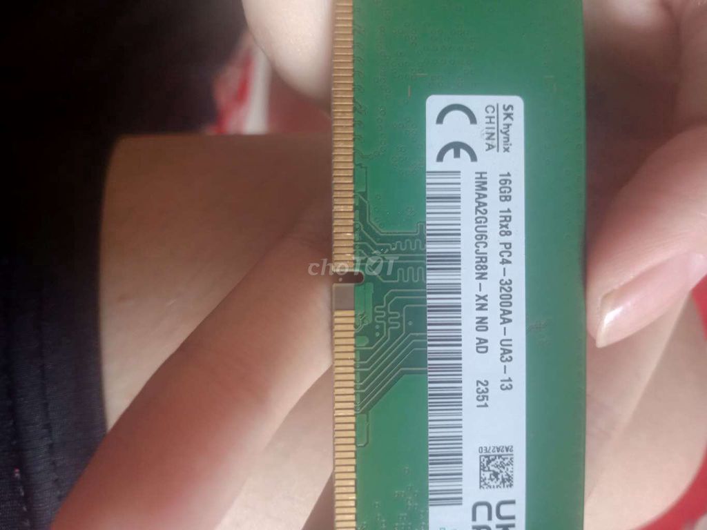 RAM SK Hynix 16GB DDR4 3200MHz Mới. Mua bán Linh kiện (RAM, Card...) tại Huyện Hải Hà Quảng Ninh được đăng bởi AI AI hình 1