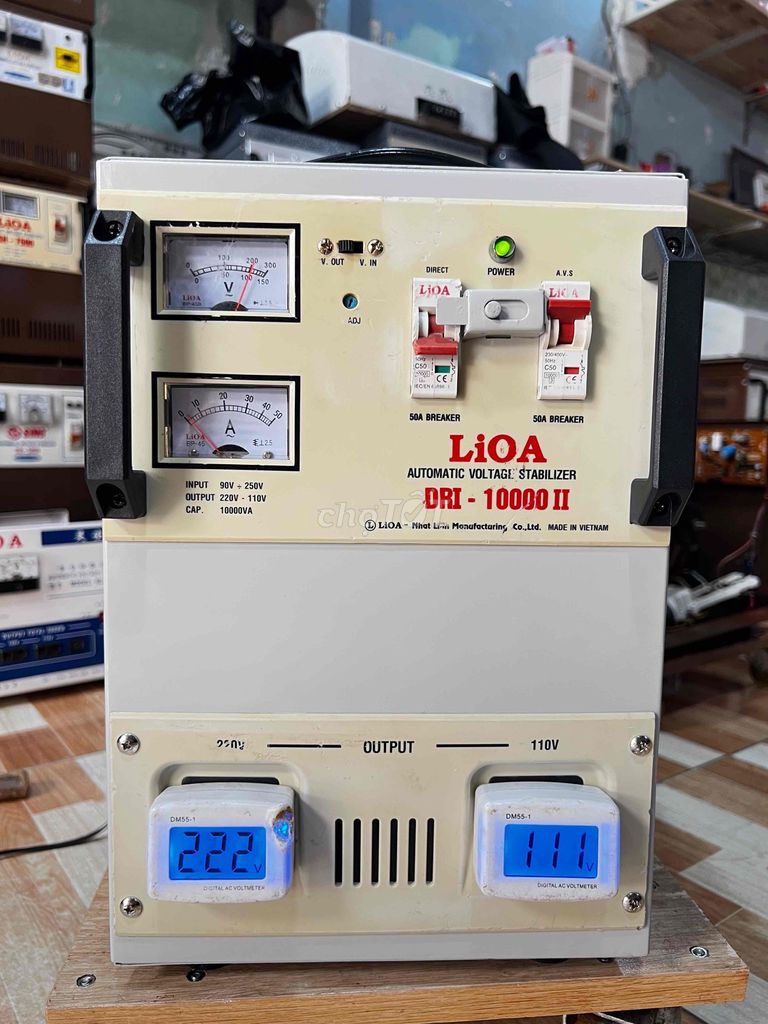 Ổn áp Lioa DRI - 10000 II dãi 90v-250v nguyên zin. Mua bán Đồ chuyên dụng, Giống nuôi trồng tại Quận Bình Tân Tp Hồ Chí Minh được đăng bởi  ổn áp cũ bình tân  hình 1