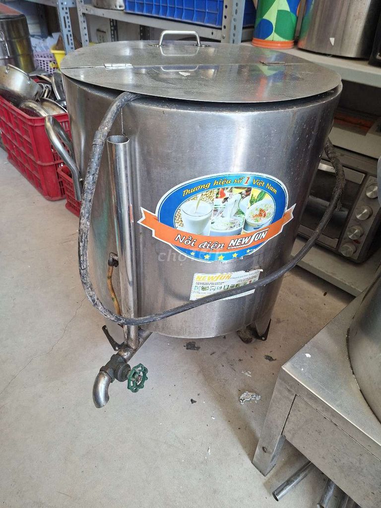 Nồi nấu cháo Newsun Inox 50L. Mua bán Bếp, lò, đồ điện nhà bếp tại Thành phố Biên Hòa Đồng Nai được đăng bởi Bùi Huyền hình 1