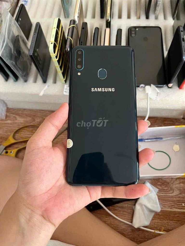 a20s,r3/32,mất vân,sạc nhanh, pin4000,sim ok. Mua bán Điện thoại tại Thành phố Thủ Dầu Một Bình Dương được đăng bởi Phước Mobile hình 1