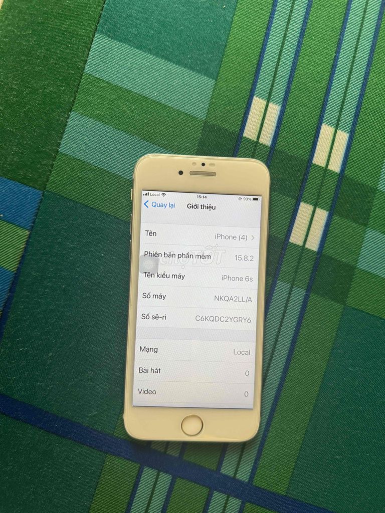 Apple iPhone 6s 64GB Vàng Đã sử dụng. Mua bán Điện thoại tại Quận Bình Thạnh Tp Hồ Chí Minh được đăng bởi Trương Thị Lan Phương hình 1