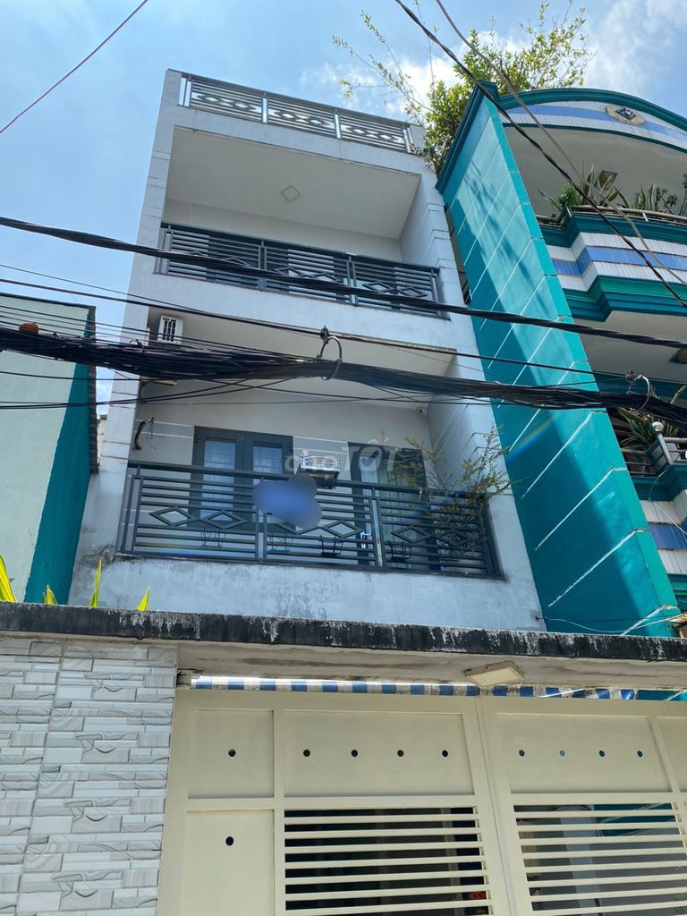 Bán nhà đẹp hẻm oto Nguyễn Sơn quận Tân Phú DTCN 91m2- 3 tầng chỉ 6,9