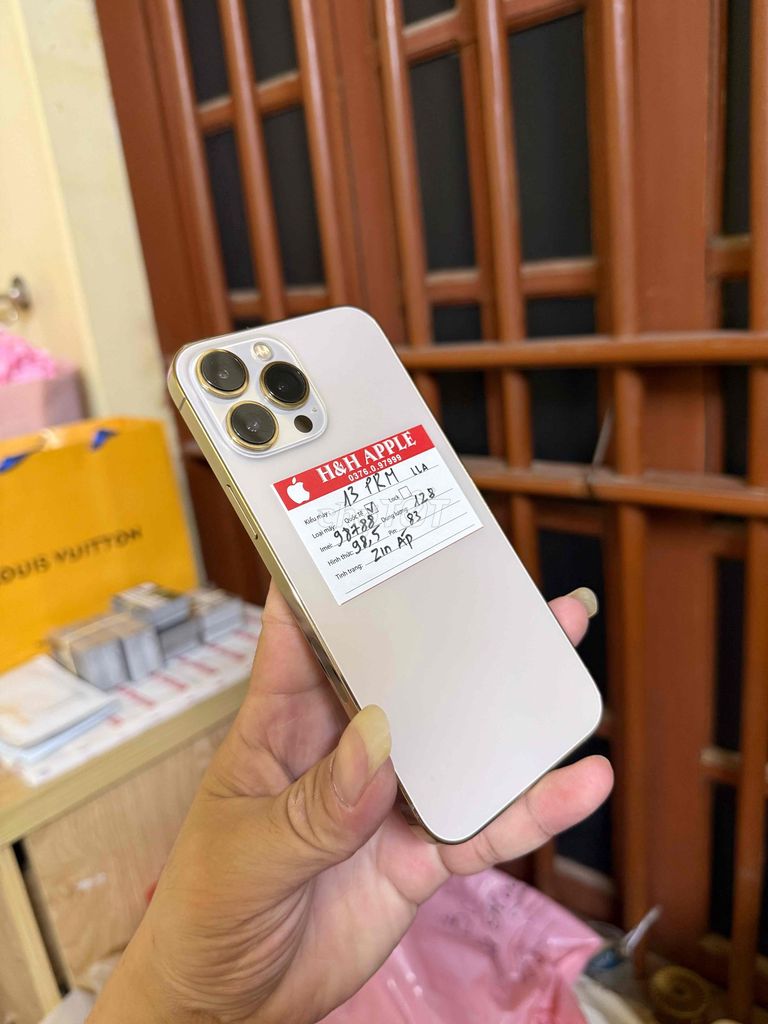 Apple iPhone 13 Pro Max 128GB Vàng. Mua bán Điện thoại tại Quận Hai Bà Trưng Hà Nội được đăng bởi Huy Huấn hình 1