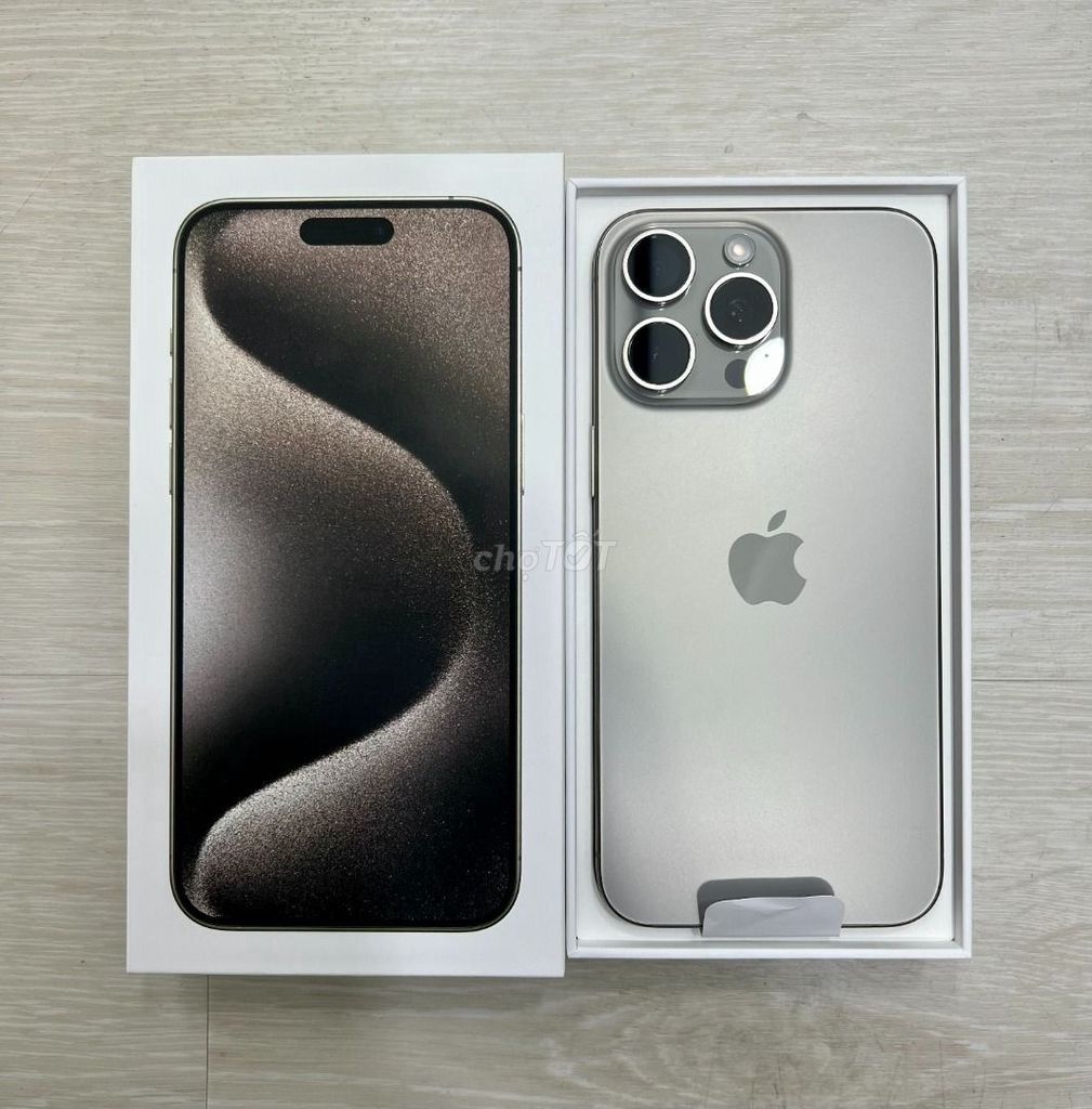 iPhone 15 Pro Max 256 màu Titan đẹp 99% Fullbox. Mua bán Điện thoại tại Quận 10 Tp Hồ Chí Minh được đăng bởi Minh Cường hình 1