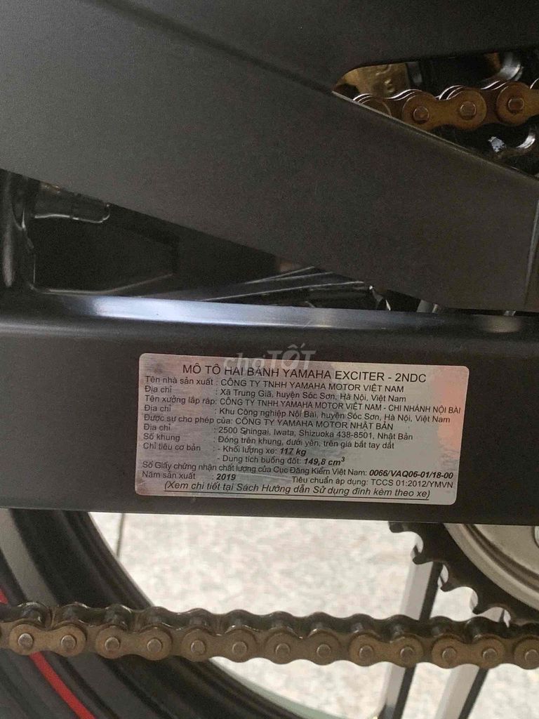 Yamaha Exciter 150 2019 Trắng Đỏ Đen. Mua bán Xe máy tại Thành phố Sa Đéc Đồng Tháp được đăng bởi DUY CƯỜNG hình 6