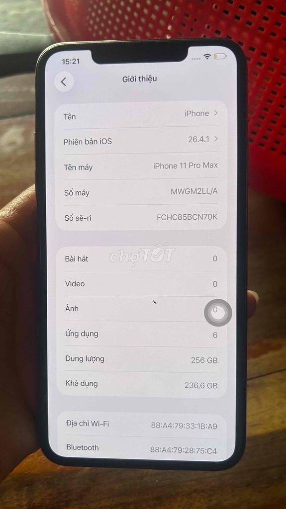 iPhone 11 Pro Max 256GB LL/A. Mua bán Điện thoại tại Huyện Nhơn Trạch Đồng Nai được đăng bởi Nguyễn Văn Hội hình 1
