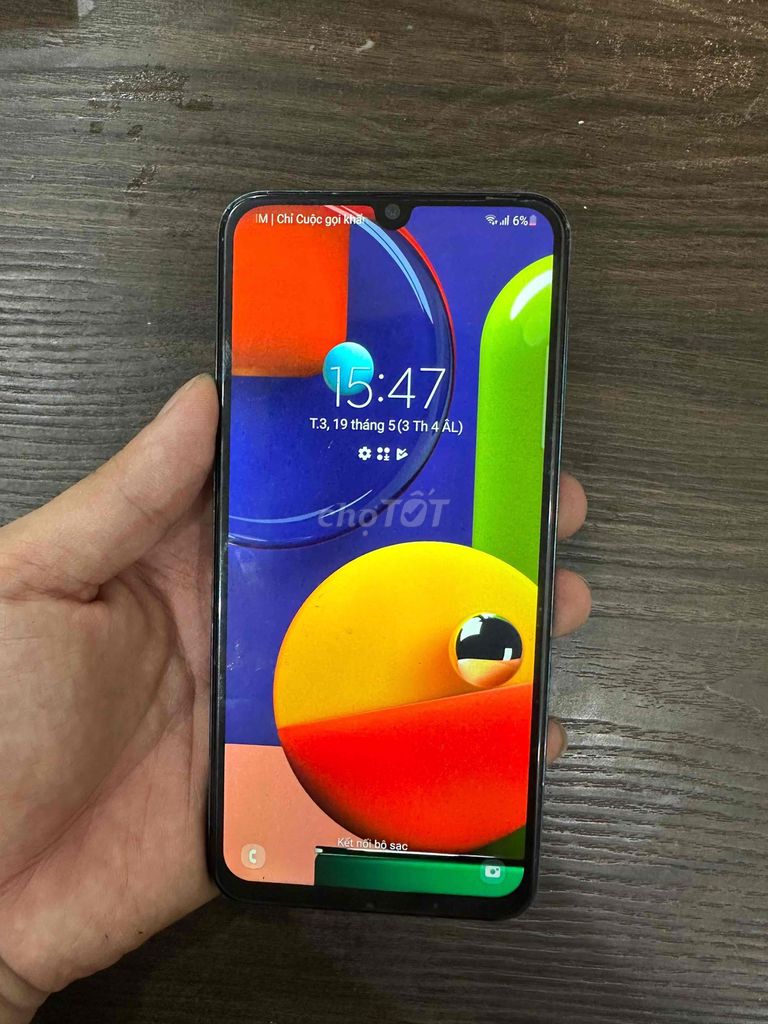 Samsung A50s 64GB Xanh Lưng vỡ. Mua bán Điện thoại tại Quận Hà Đông Hà Nội được đăng bởi Đức Long  hình 1