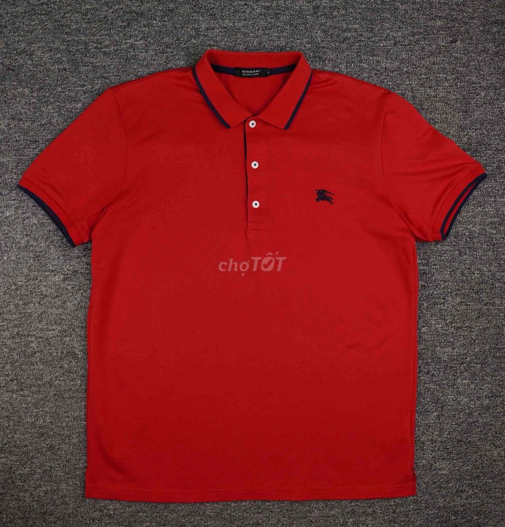 Áo thun polo Burberry Nam Đỏ size L. Mua bán Quần áo tại Quận Phú Nhuận Tp Hồ Chí Minh được đăng bởi 2hand4men hình 1