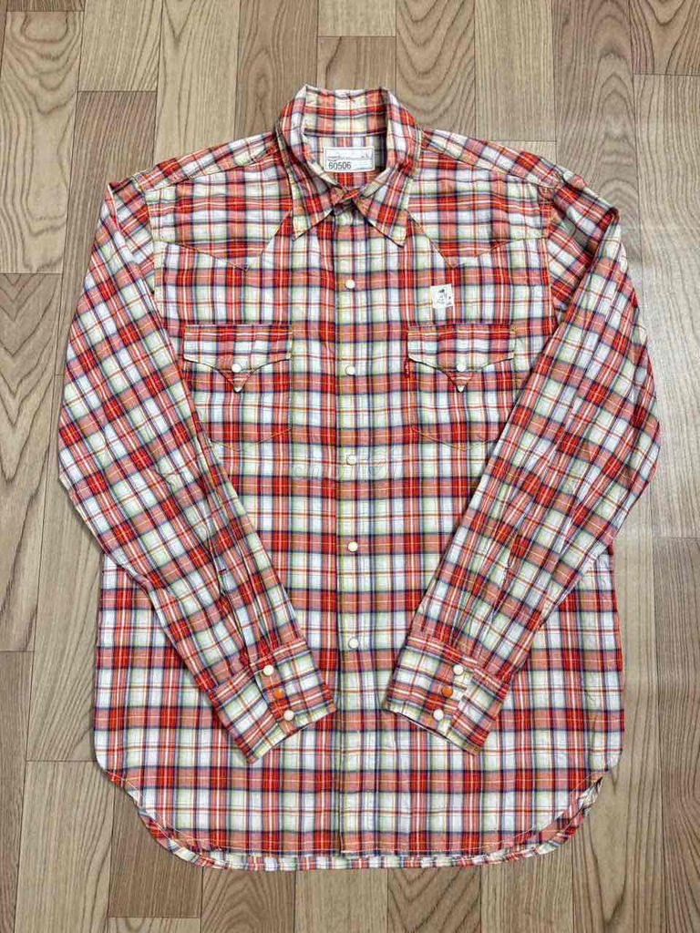 Áo sơ mi Levis XL Đỏ trắng xanh. Mua bán Quần áo tại Huyện Phú Tân An Giang được đăng bởi Quoc Anh Ntv hình 1