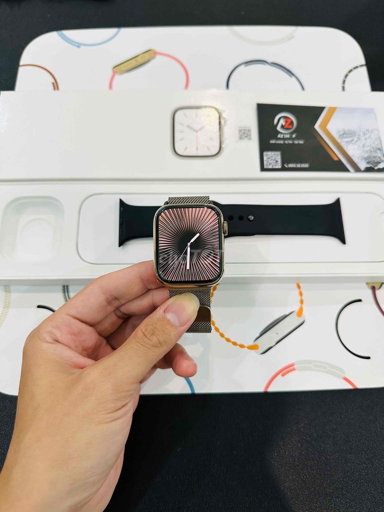 Apple Watch s7/45 thép gold ESIM