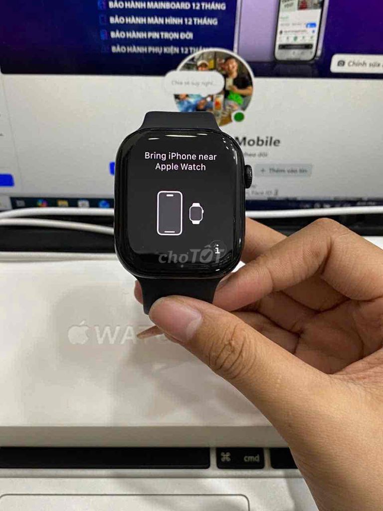 Apple Watch Series 10 46mm Đen GPS SA/A. Mua bán Thiết bị đeo thông minh tại Quận 3 Tp Hồ Chí Minh được đăng bởi Tuấn Nguyễn hình 1