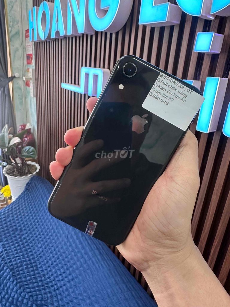 Apple iPhone XR 64GB Đen. Mua bán Điện thoại tại Thành phố Huế Thừa Thiên Huế được đăng bởi Hoàng Lộc Smartphone  hình 1