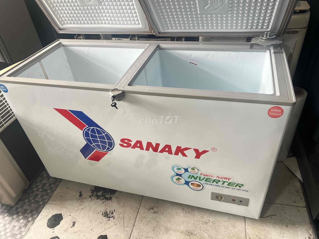 Tủ đông mát Sanaky 300L Inverter cũ Trắng. Mua bán Tủ lạnh tại Thành phố Thủ Đức Tp Hồ Chí Minh được đăng bởi Điện lạnh Thắng Phúc hình 1