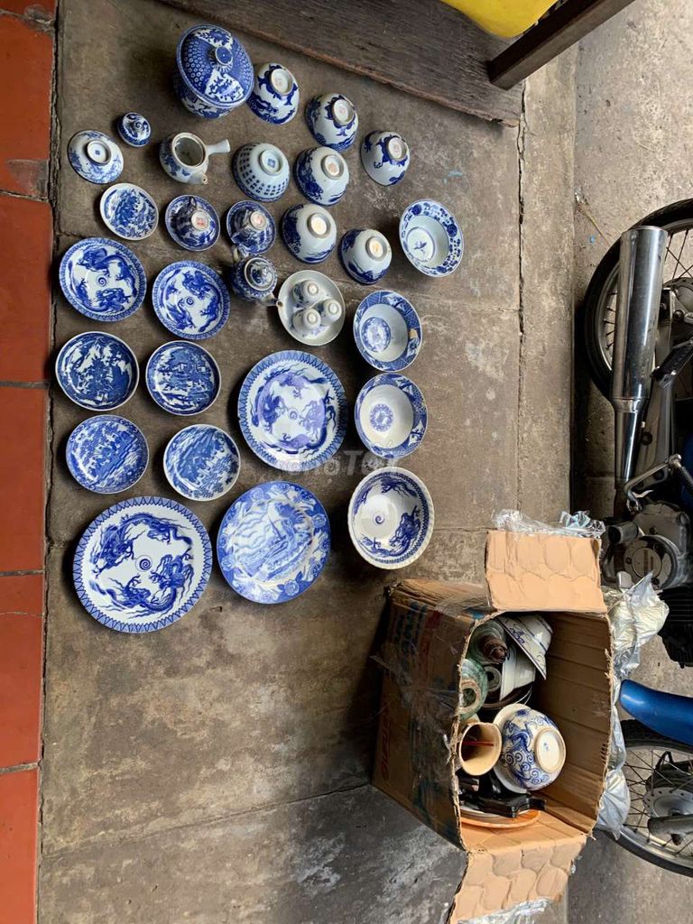 Bộ đồ ăn Gốm Xanh trắng. Mua bán Đồ sưu tầm, đồ cổ tại Thành phố Sa Đéc Đồng Tháp được đăng bởi Phương  hình 1