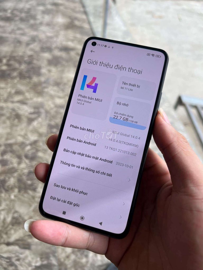Mi 11 lite 4g bản 8/128