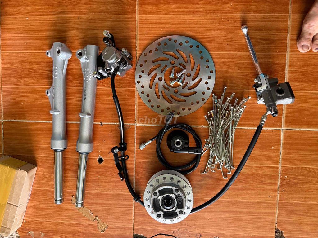 Bộ đĩa,phuộc,đùm trước,căm trước Future led 2025. Mua bán Phụ tùng xe tại Huyện Châu Phú An Giang được đăng bởi Made in Thailand  hình 1