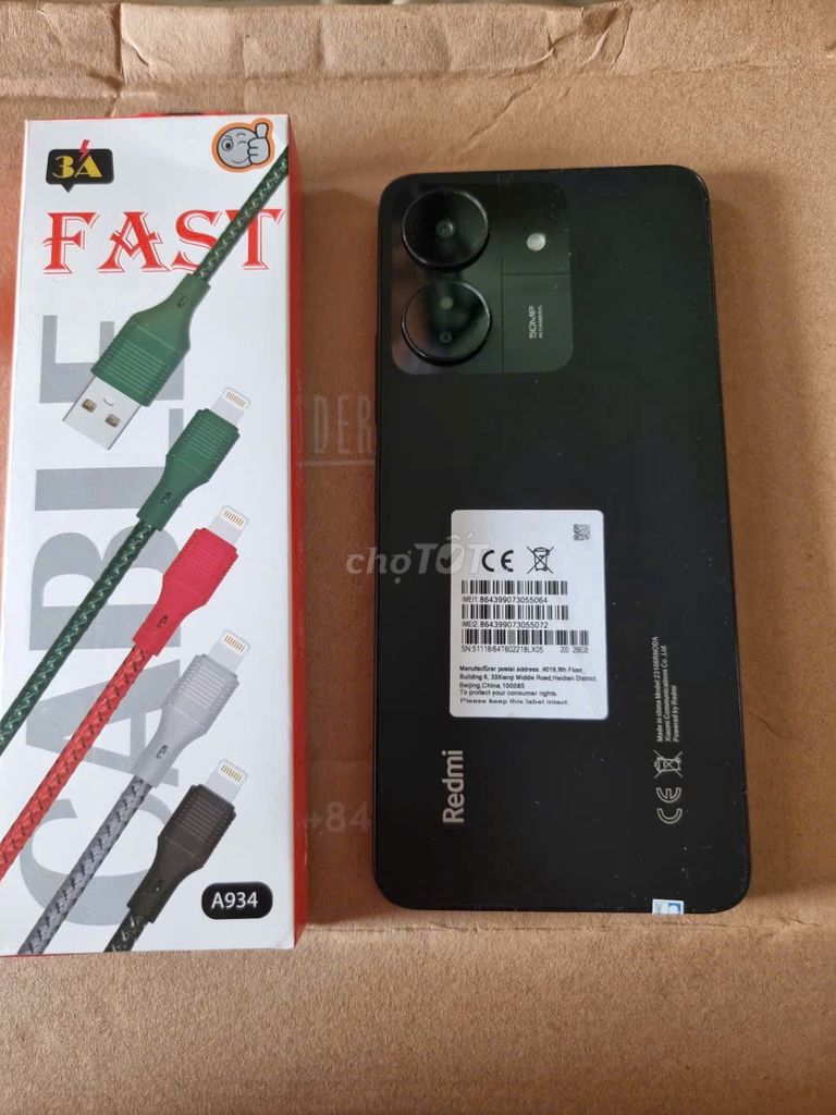Redmi 13C ram 8+2 bộ nhớ 256GB Đen. Mua bán Điện thoại tại Thành phố Dĩ An Bình Dương được đăng bởi Phạm Ngọc Oanh hình 1