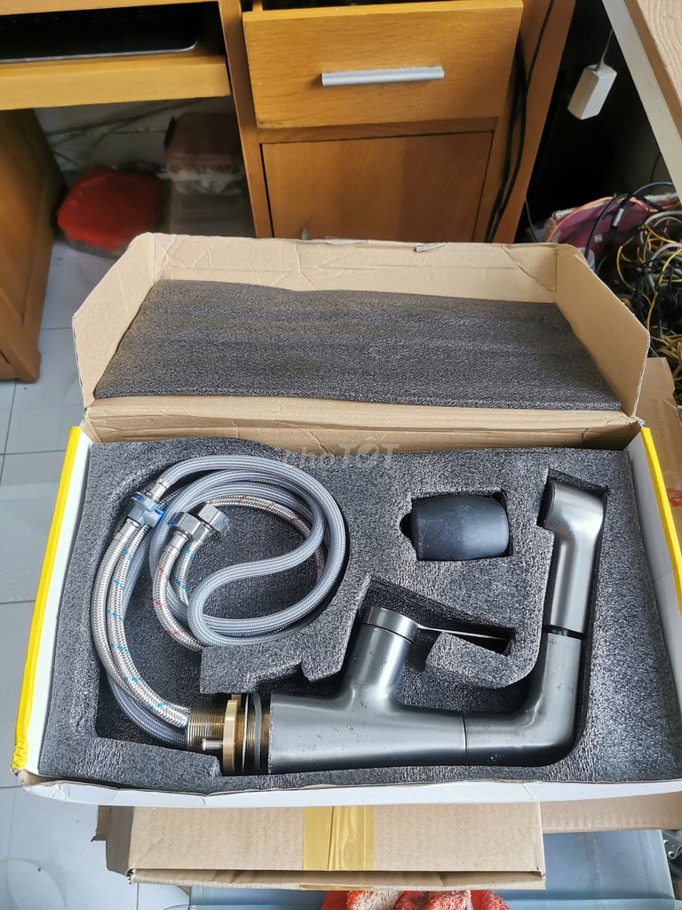 Vòi rửa chén dây rút. Mua bán Thiết bị vệ sinh, nhà tắm tại Quận Bình Thạnh Tp Hồ Chí Minh được đăng bởi Ng Nam hình 3