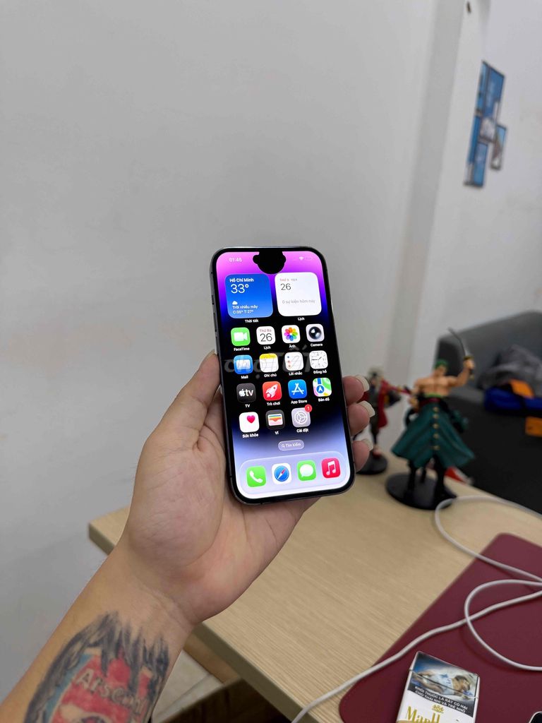 Apple iPhone 14 Pro Vn/a 128GB Zin Nguyên Bản. Mua bán Điện thoại tại Quận Cầu Giấy Hà Nội được đăng bởi Trung Kiên Trả Góp Bao Nợ Xấu hình 1