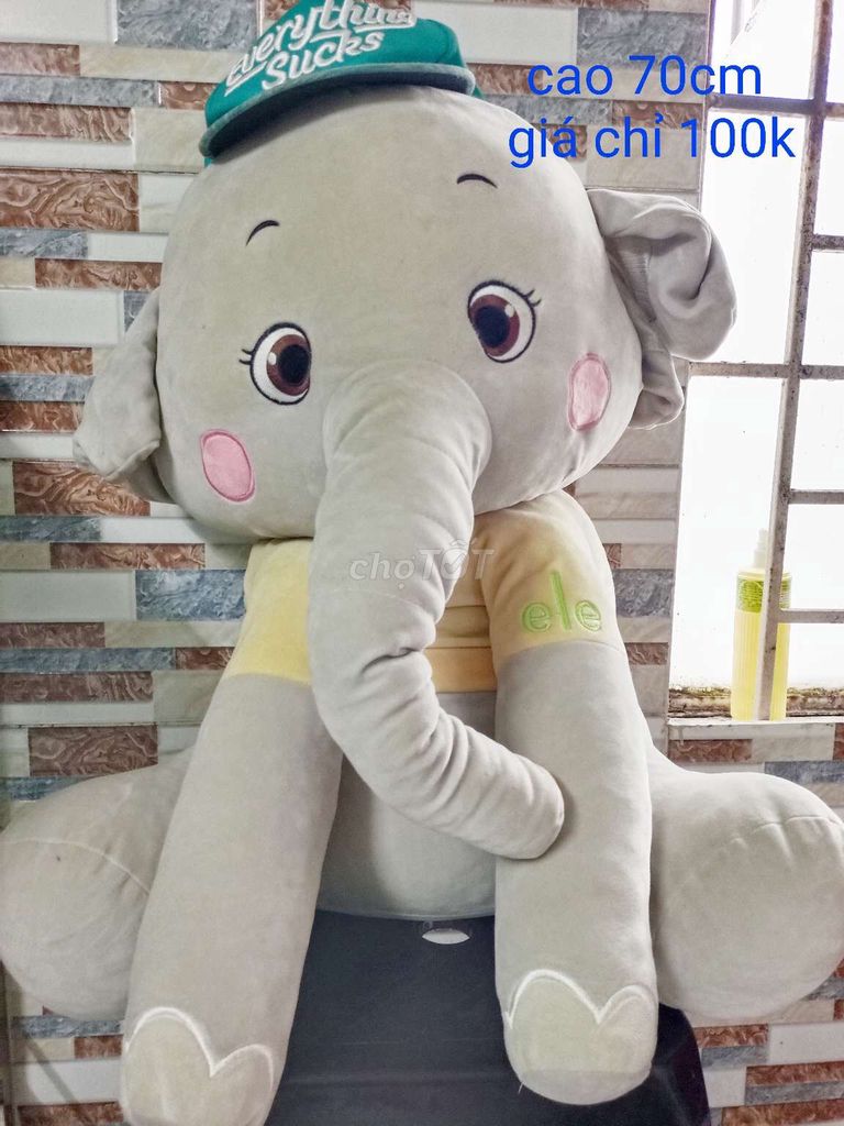 Chú voi dễ thương. Mua bán Mẹ và bé tại Quận Bình Tân Tp Hồ Chí Minh được đăng bởi Từ thuý hoàn  hình 1