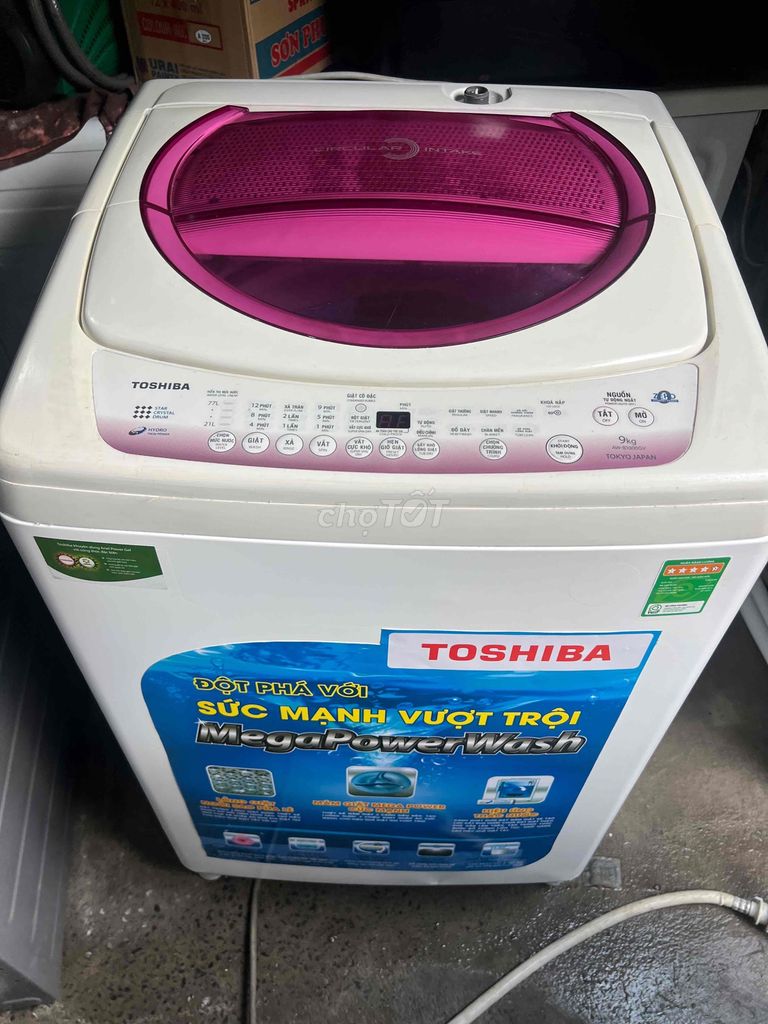 Máy giặt Toshiba 9kg mới 90a%