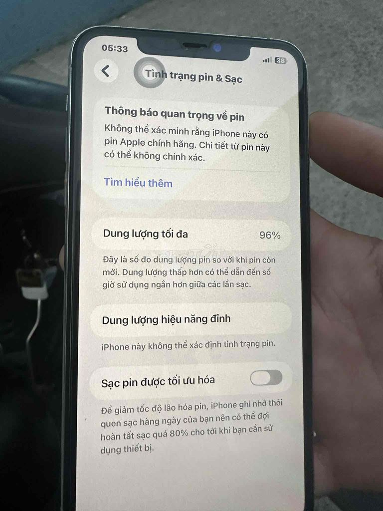 Apple iPhone 11 Pro Max Trắng. Mua bán Điện thoại tại Quận Liên Chiểu Đà Nẵng được đăng bởi Hoàng Lê hình 1