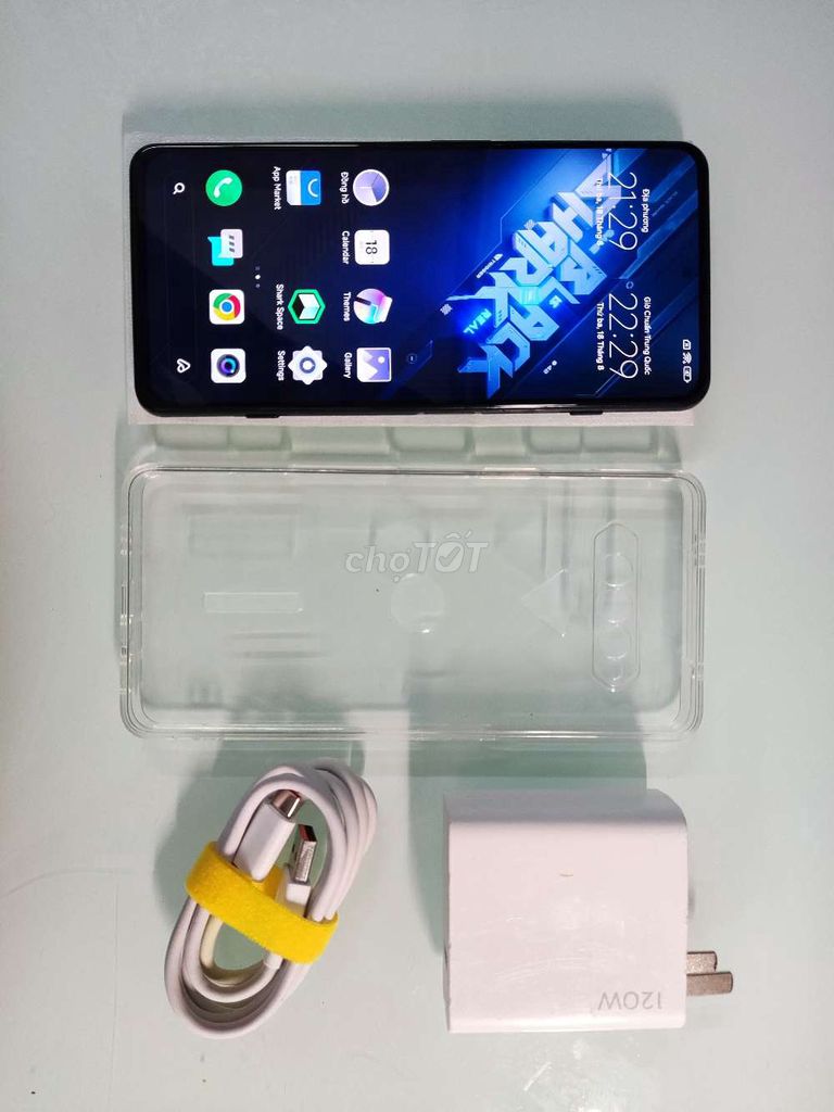 Black Shark 5rs đẹp 12/256Gb + sạc zin 120w + ốp. Mua bán Điện thoại tại Quận 7 Tp Hồ Chí Minh được đăng bởi Emart 86 hình 1