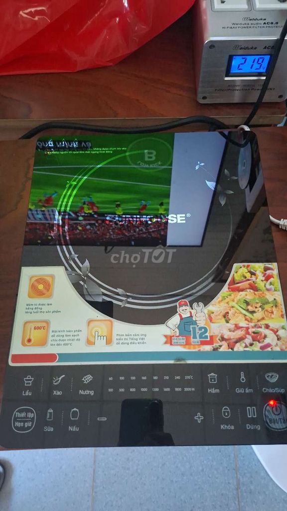 Bếp từ SUNHOUSE Đen. Mua bán Bếp, lò, đồ điện nhà bếp tại Quận Sơn Trà Đà Nẵng được đăng bởi Quoc Anh Ngo  hình 1