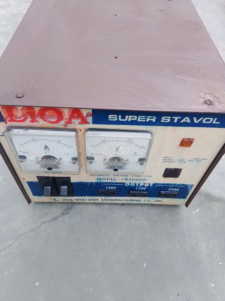 Ổn áp Lioa LN4000W 5 kVA. Mua bán Đồ chuyên dụng, Giống nuôi trồng tại Quận 6 Tp Hồ Chí Minh được đăng bởi Ngọc Lực hình 1