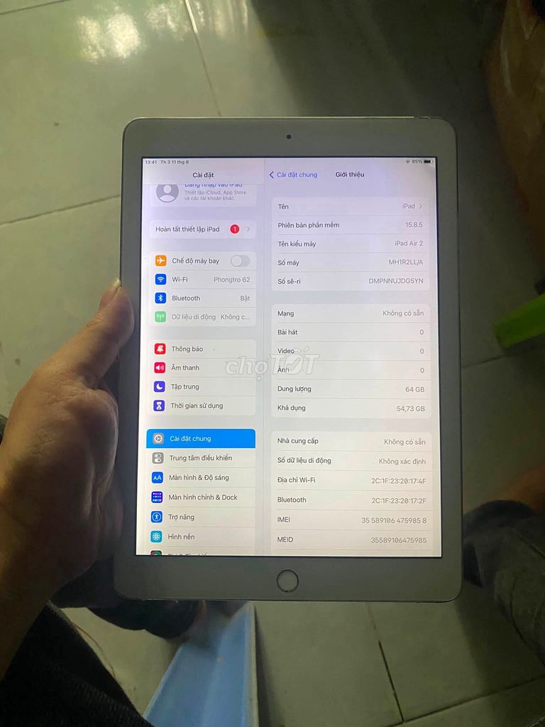 Apple iPad Air 2 64GB Vàng. Mua bán Máy tính bảng tại Quận 10 Tp Hồ Chí Minh được đăng bởi Hội Đồ Điện Tử hình 1