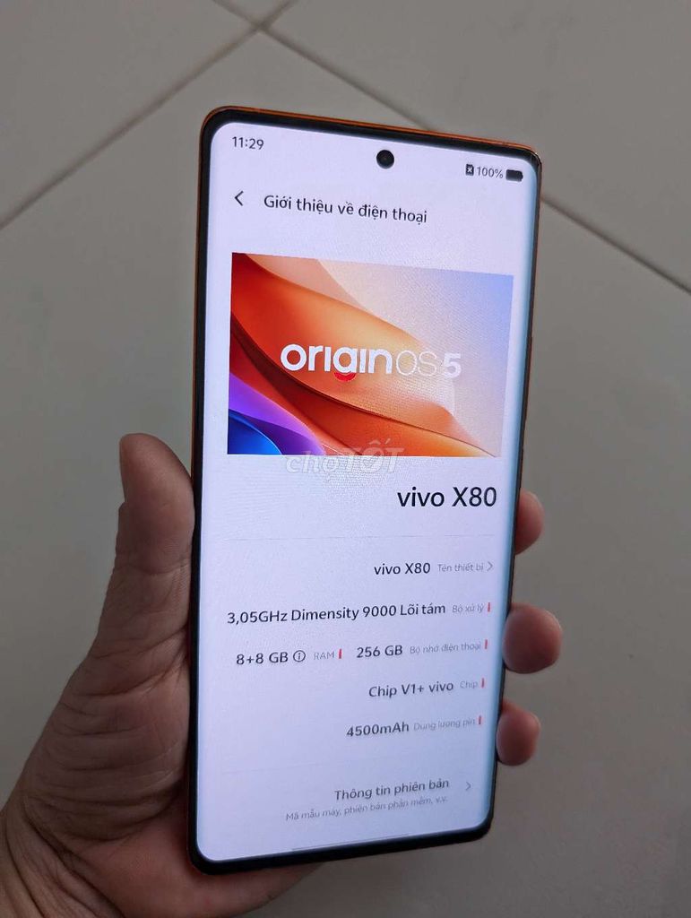Vivo X80 màn đẹp pin trâu chip mạnh không ám ố. Mua bán Điện thoại tại Quận Gò Vấp Tp Hồ Chí Minh được đăng bởi mai chi hình 4