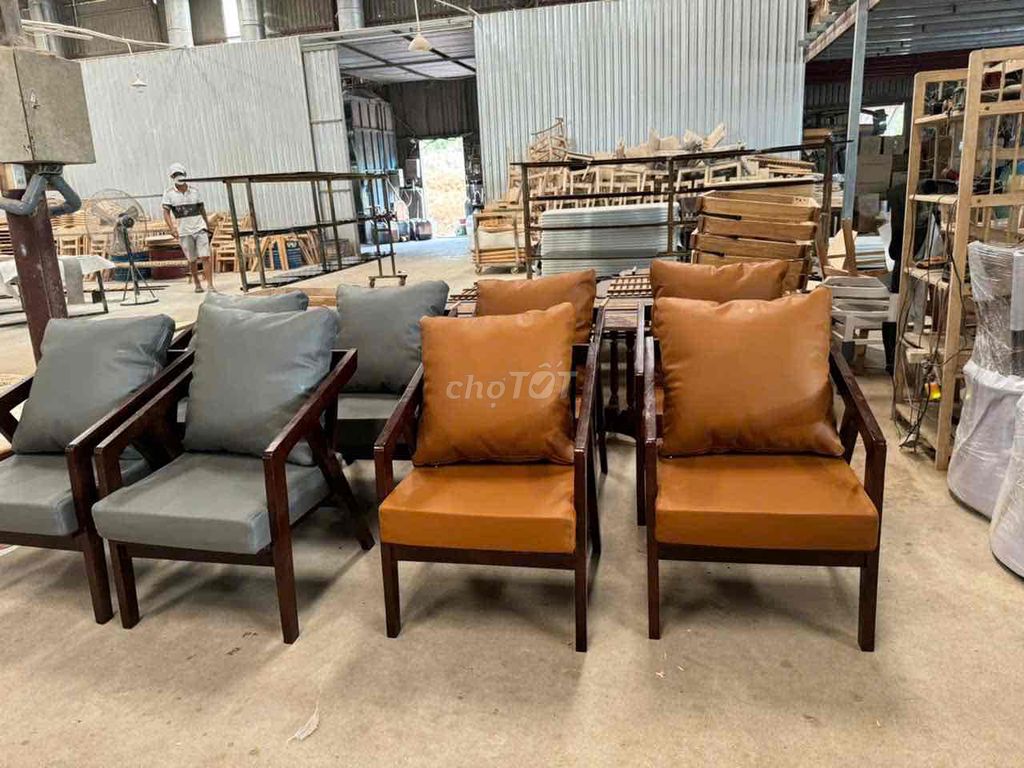 bàn ghế sofa cafe mới 100% thanh lí thu hồi vốn