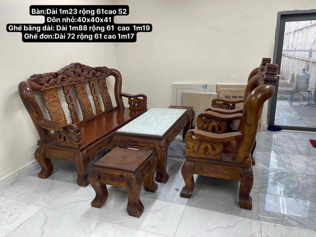 Bộ bàn ghế Gỗ. Mua bán Bàn ghế tại Quận 12 Tp Hồ Chí Minh được đăng bởi Lee Thyu hình 1