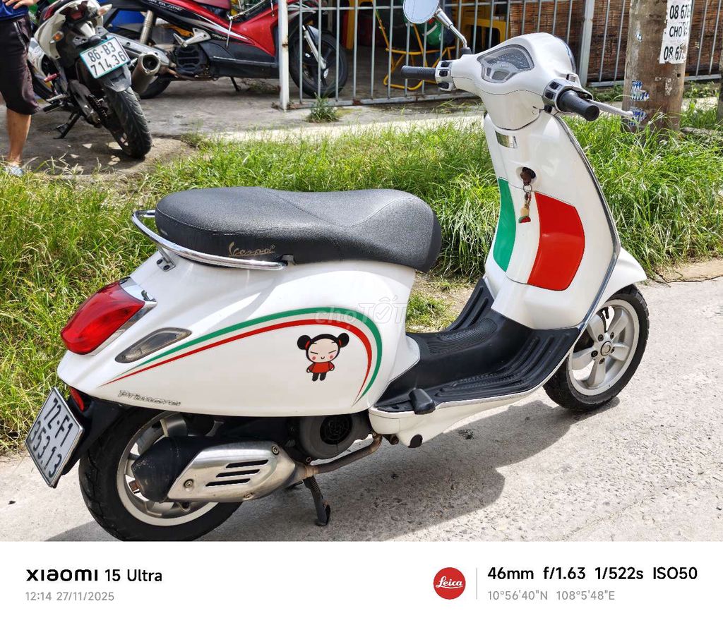 Vespa Primavera 125 đời 2015(FI). Mua bán Xe máy tại Thành phố Phan Thiết Bình Thuận được đăng bởi Hưng Phát Mobile Phan Thiết hình 3