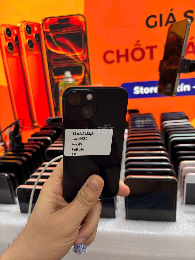 Apple iPhone 13 mini 128GB Đen Oled. Mua bán Điện thoại tại Quận Bắc Từ Liêm Hà Nội được đăng bởi Cửa hàng Bính Táo hình 1