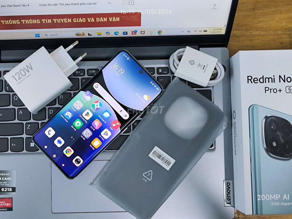 Xiaomi Redmi Note 14 Pro Plus 5G 8GB/256GB Xanh . Mua bán Điện thoại tại Quận 7 Tp Hồ Chí Minh được đăng bởi THÔNG VÕ hình 1