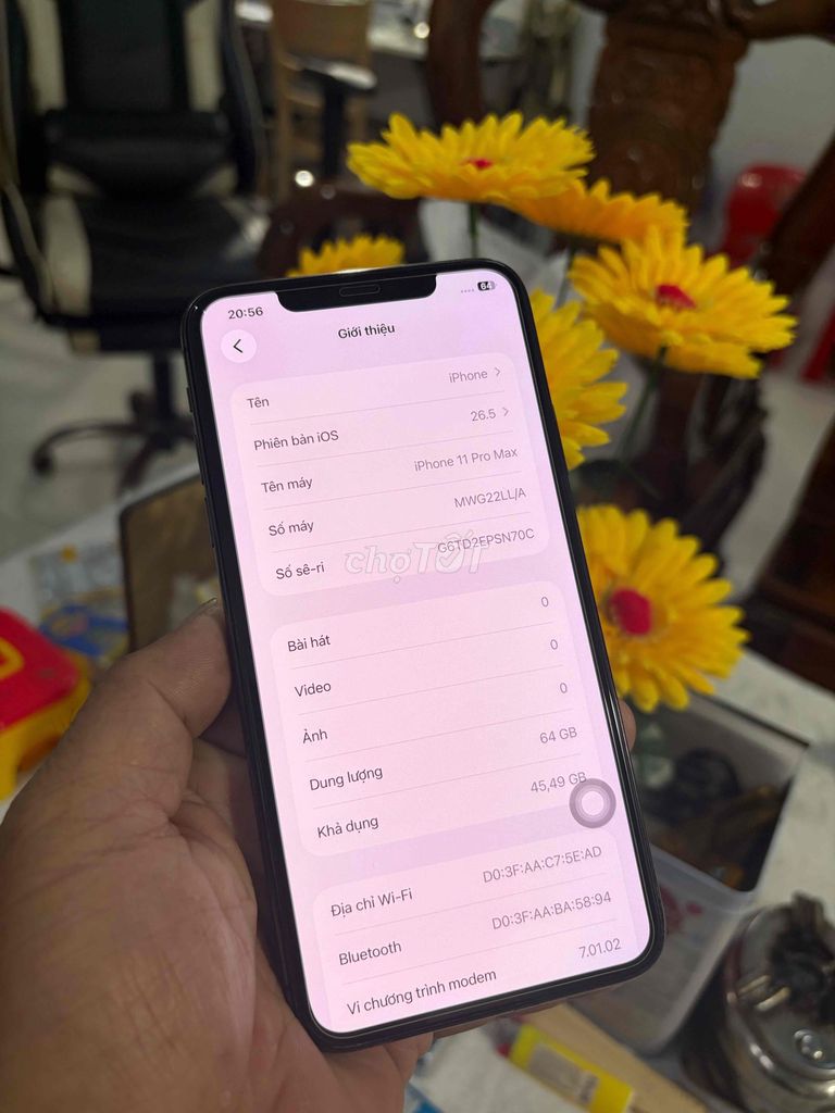 Apple iPhone 11 Pro Max 64GB Đen Quốc tế Mỹ 99%. Mua bán Điện thoại tại Thành phố Biên Hòa Đồng Nai được đăng bởi thanh hình 1
