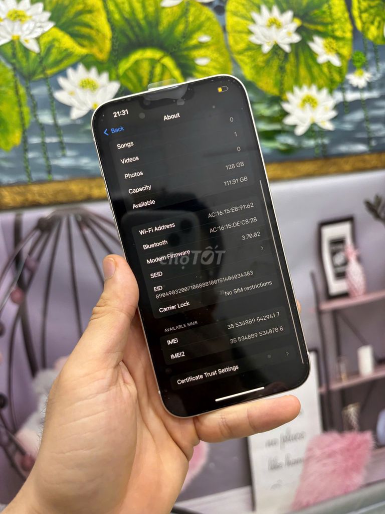 Apple iPhone 14 Plus 128GB Trắng Quốc tế. Mua bán Điện thoại tại Quận Bắc Từ Liêm Hà Nội được đăng bởi Cửa hàng Bính Táo hình 1