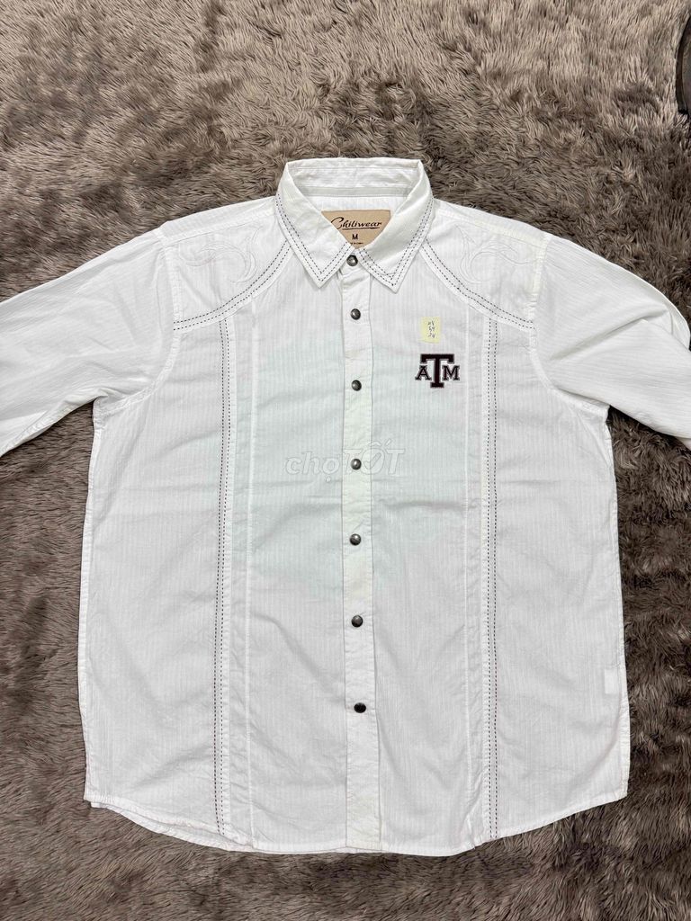 Áo sơ mi Chiliwear nam vải trắng XL. Mua bán Quần áo tại Huyện Phú Tân An Giang được đăng bởi Quoc Anh Ntv hình 1