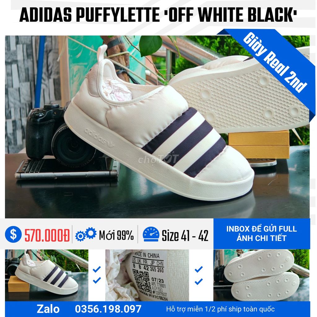 [CHÍNH HÃNG] [Mới 99%] Giày Adidas Puffylette. Mua bán Giày dép tại Quận Ngô Quyền Hải Phòng được đăng bởi chú CÔNG AN bán giày CHÍNH HÃNG hình 1
