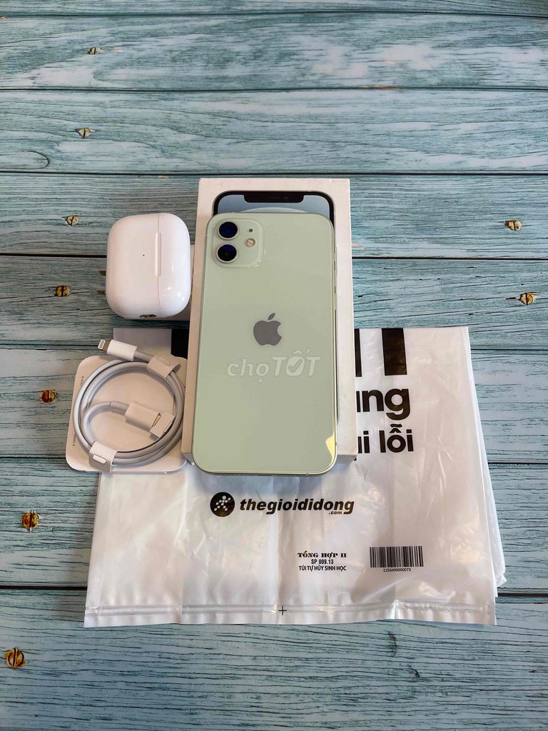 iPhone 12 128GB Xanh lá Quốc Tế Zin Full Pin 93%