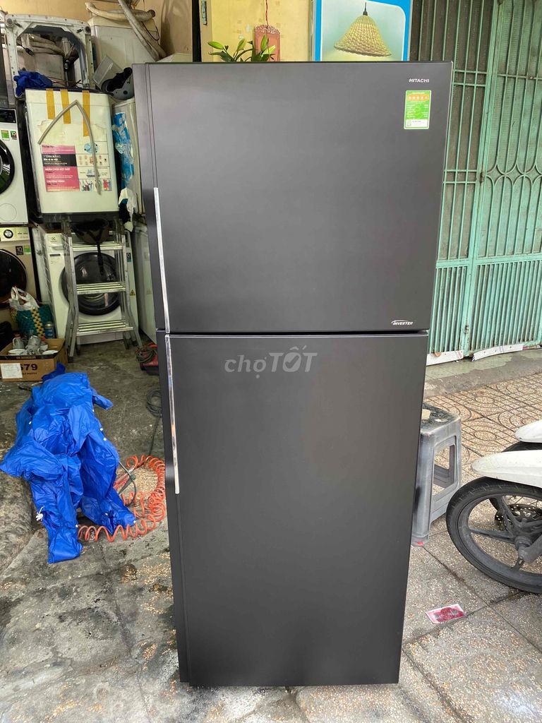 tủ lạnh Hitachi 400l Inverter 90% màu đen nhám