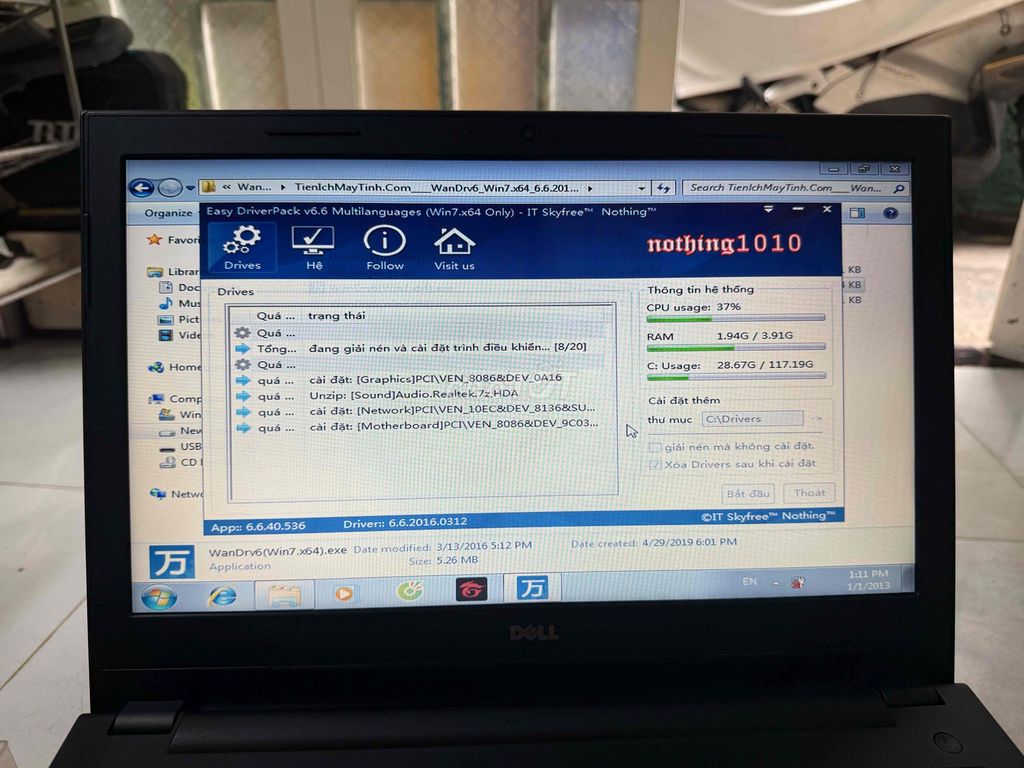 Dell Inspiron 15 i3 15.6 inch 4GB/320GB. Mua bán Laptop tại Quận 7 Tp Hồ Chí Minh được đăng bởi cường hình 1