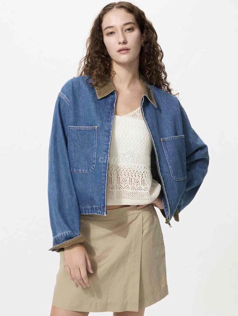 Áo khoác Jean UNIQLO XL Xanh dương. Mua bán Quần áo tại Thành phố Thủ Đức Tp Hồ Chí Minh được đăng bởi Nguyễn Thu Trang hình 1