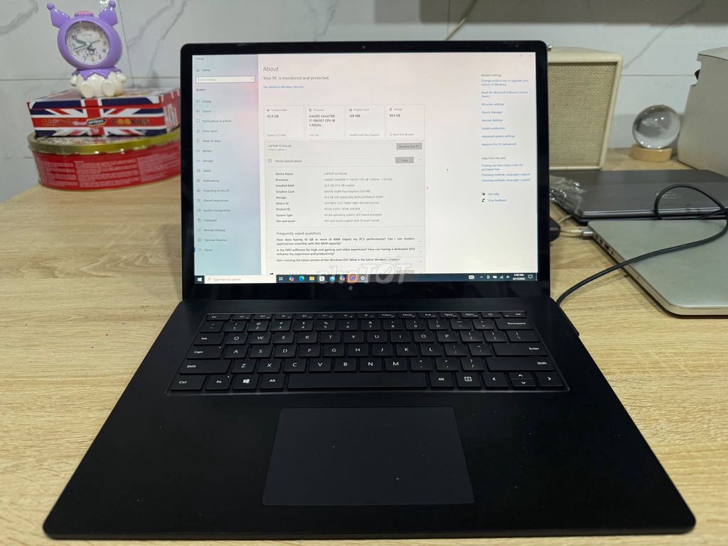 Microsoft Surface Laptop 3 i7 32GB/1TB 15 inch Đen. Mua bán Laptop tại Quận Tân Bình Tp Hồ Chí Minh được đăng bởi Hội Đồ Điện Tử hình 1