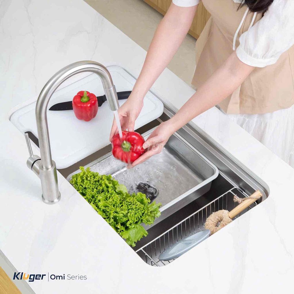 Chậu rửa bát Kluger KO7847FS Plus Inox POSCO 304. Mua bán Dụng cụ nhà bếp tại Quận Thanh Khê Đà Nẵng được đăng bởi Xưởng sx nội thất nhựa ĐL và gỗ cn TST số 1 tại ĐN hình 1