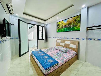🔥Chính chủ cho thuê🔥Phòng ban công 45m2 - Bếp xa giường - Full NT Q10